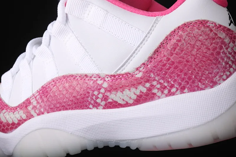 All categories Air Jordan Jordan series basketball shoes Air Jordan 11 Air Jordan 11 Low Retro "Snakeskin" "Pink snake pattern" AH7860-106